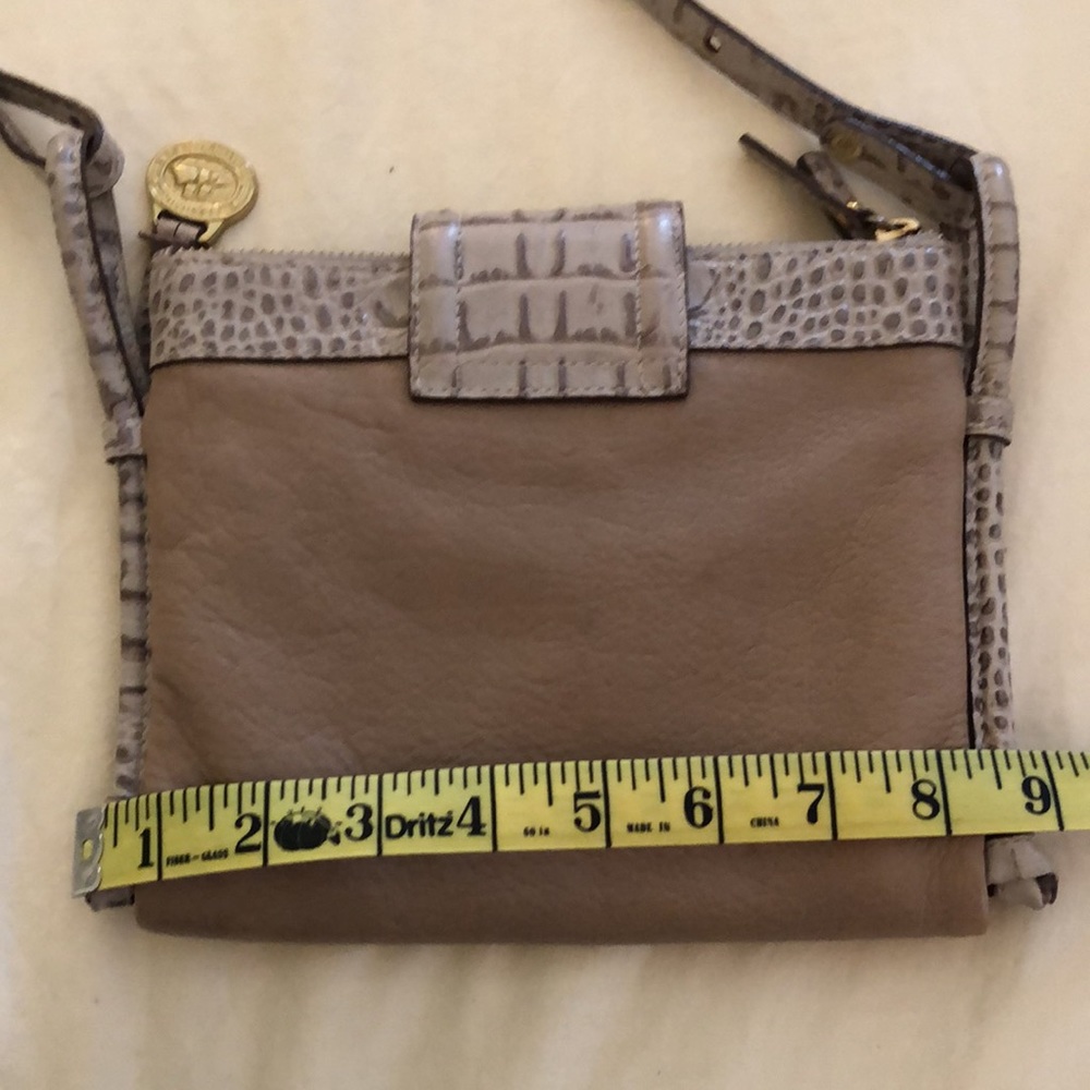 Brahmin Tan and Gray Shoulder Bag - Picture 5 of 6